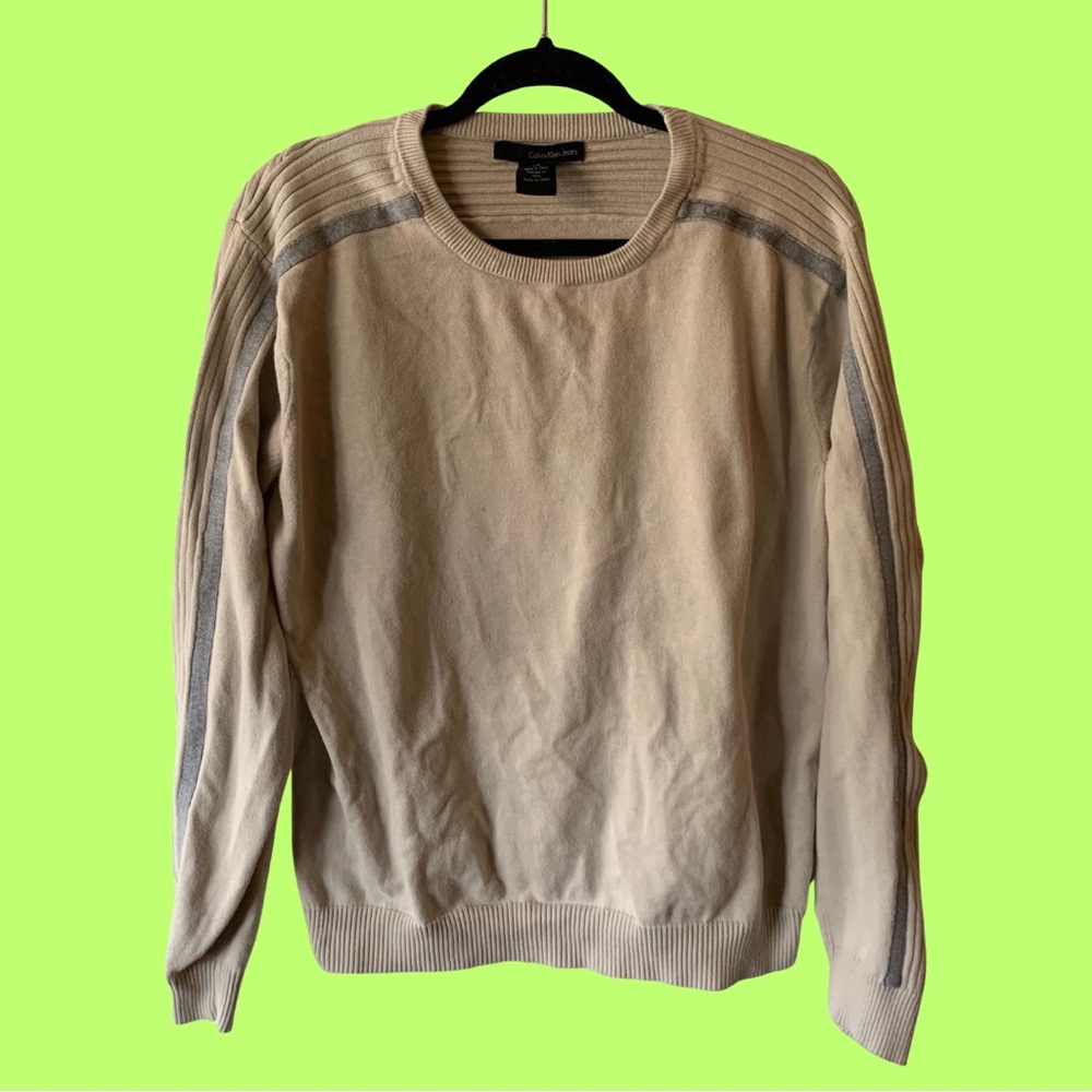 Calvin Klein Jeans tan sweater